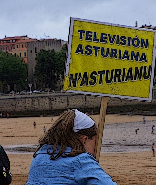 Televisión n'asturianu