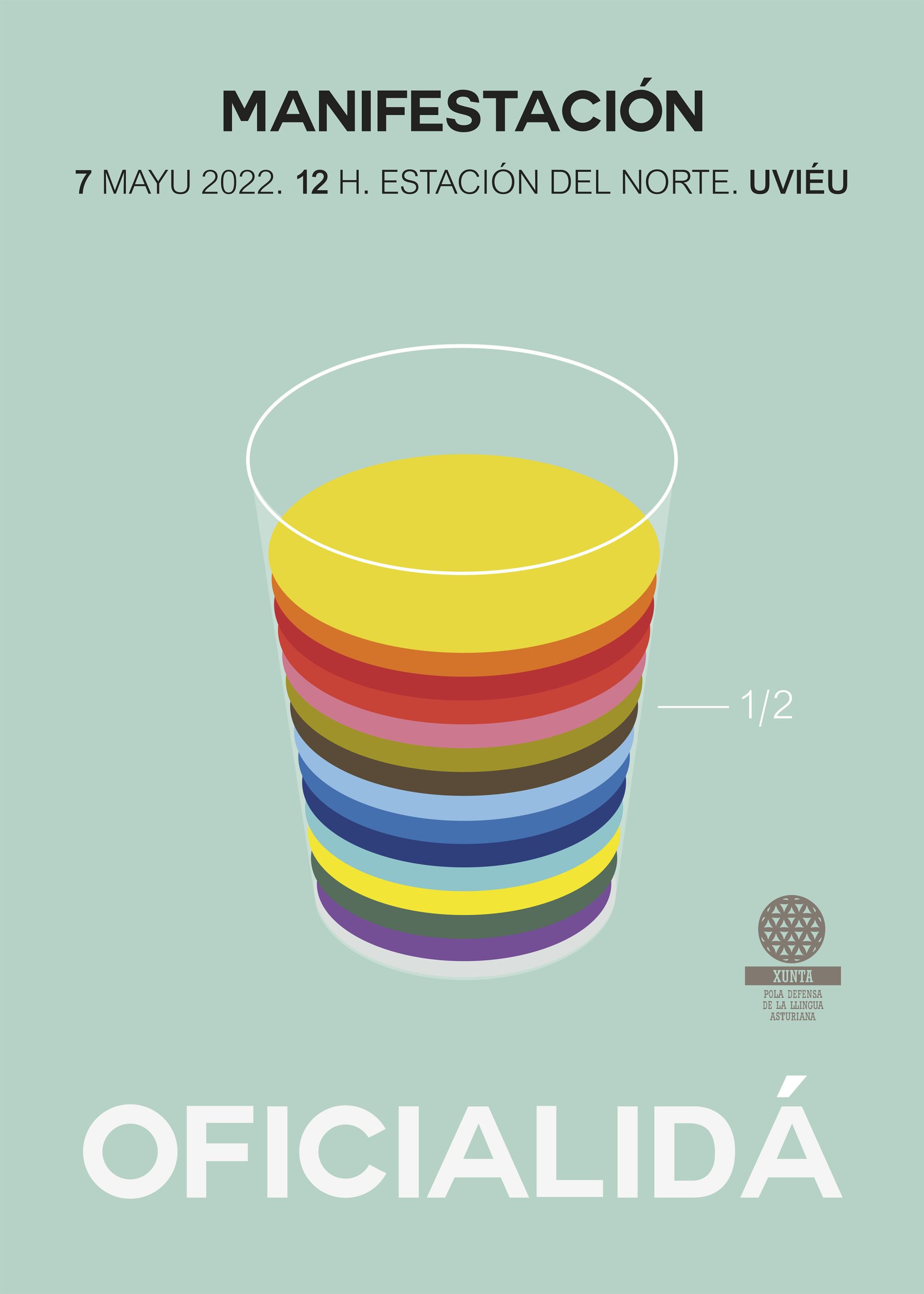 Cartel Mani Lletres Asturianes